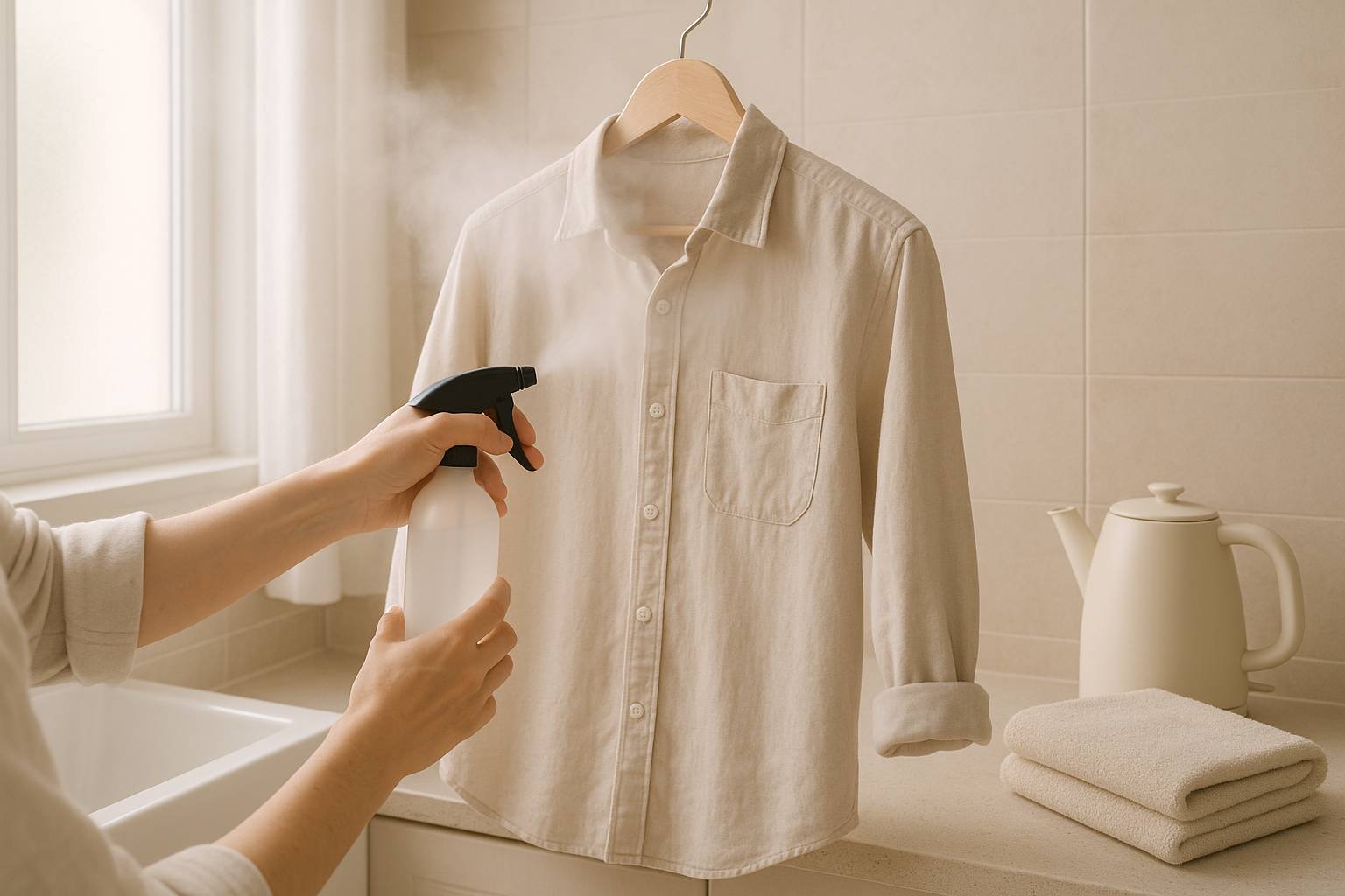 Cómo eliminar arrugas de la ropa sin plancha