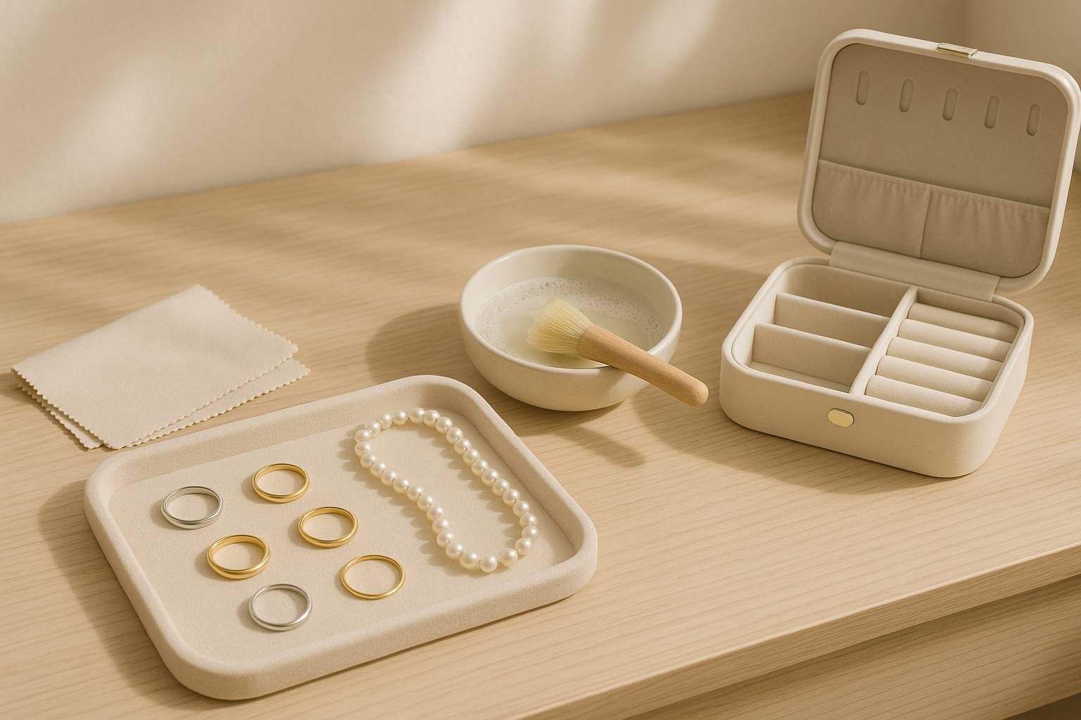 Cómo limpiar y guardar joyas para que no se deterioren