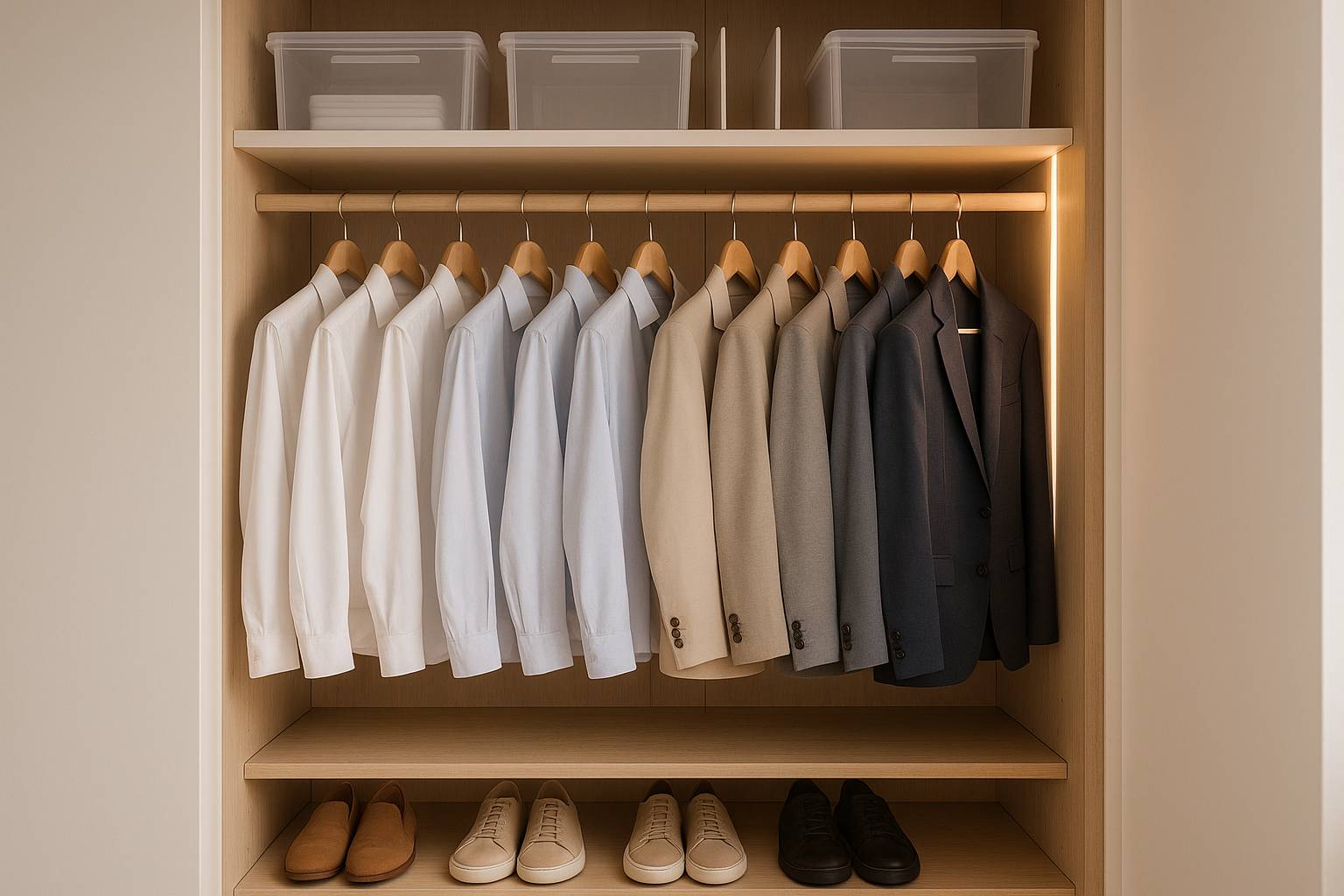 Cómo organizar tu armario para vestirte rápido cada mañana