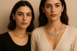 Collares que combinan con escotes redondos o en V