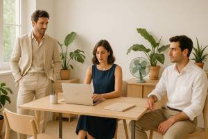 Outfits elegantes para días de trabajo en verano